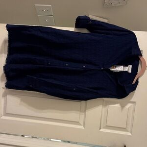 Tommy Bahama Navy Swim Coverup